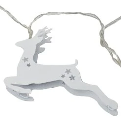 Cheap ✨ Noma White Metal Reindeer Light Chain With 20 Ice White LEDs 😀