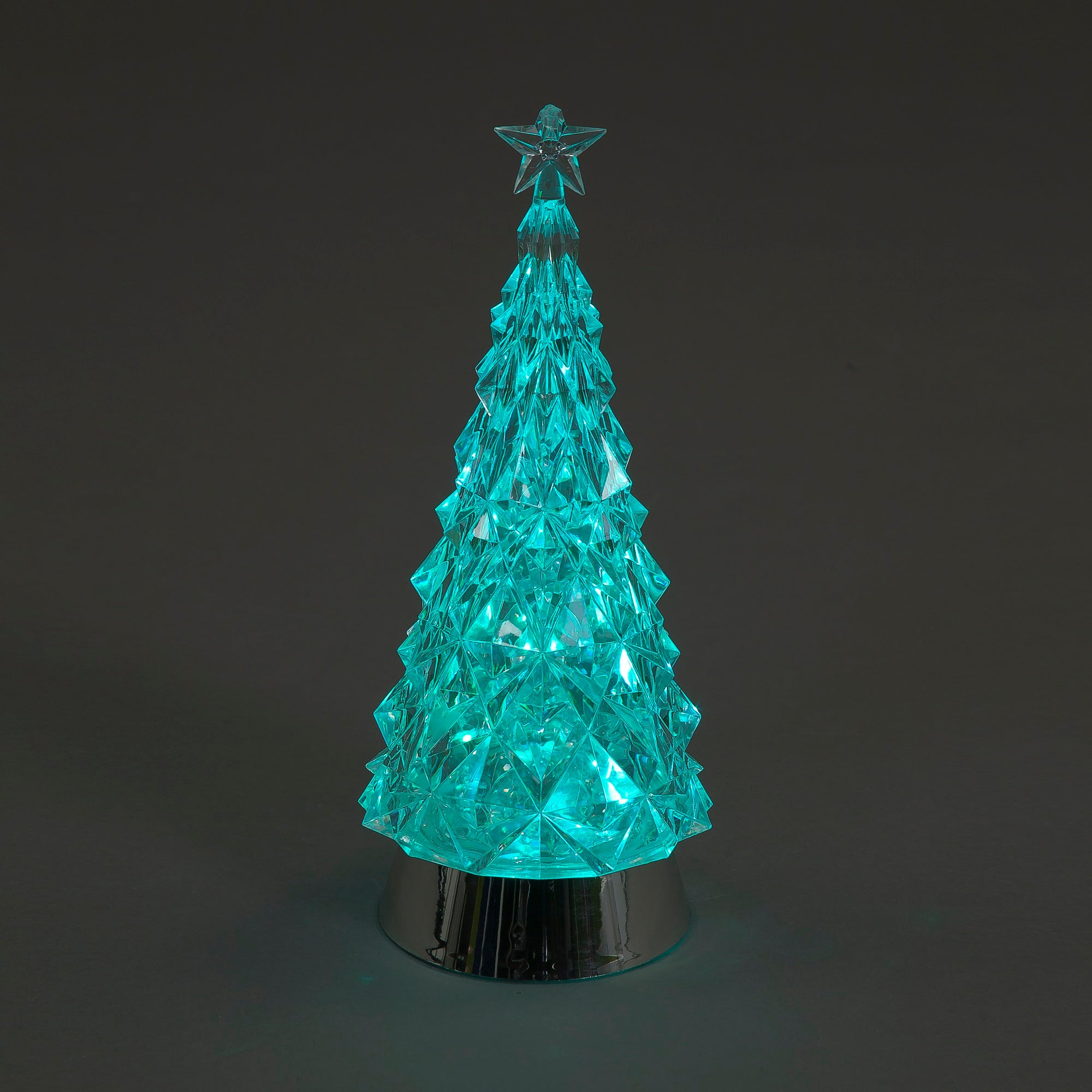 Colour Changing LED Crystal Christmas Tree Water Spinner Discount ???? Snowtime Colour Changing LED Crystal ???? Christmas Tree Water Spinner ???? -UK Christmas World shop IF04362