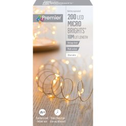 Best reviews of ???? Premier 200 Vintage Gold Multi Action LED Pin Wire Battery Powered MicroBrights ???? -UK Christmas World shop LB151211VG