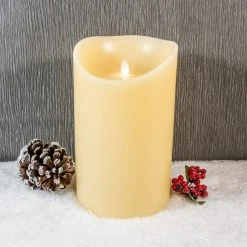 Hot Sale 🧨 Premier 25cm Cream Dancing Flame Magic Candle Battery Powered 💯