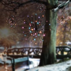 Budget ???? Premier Set Of 4 Rainbow LED Hanging Sparkle Lights ????