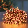 Deals 🥰 Premier 200 Vintage Gold And Red Supabrights Multi Action LED String Lights With Timer ⭐