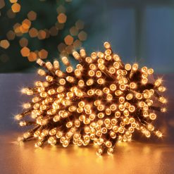 Best reviews of ???? Premier 360 Vintage Gold Supabrights Multi Action LED String Lights With Timer ????