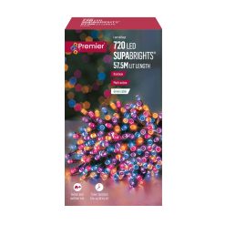 Discount ???? Premier 720 Rainbow Supabrights Multi Action LED String Lights With Timer ???? 2 Discount ???? Premier 720 Rainbow Supabrights Multi Action LED String Lights With Timer ???? -UK Christmas World shop LV162173RBW 658088
