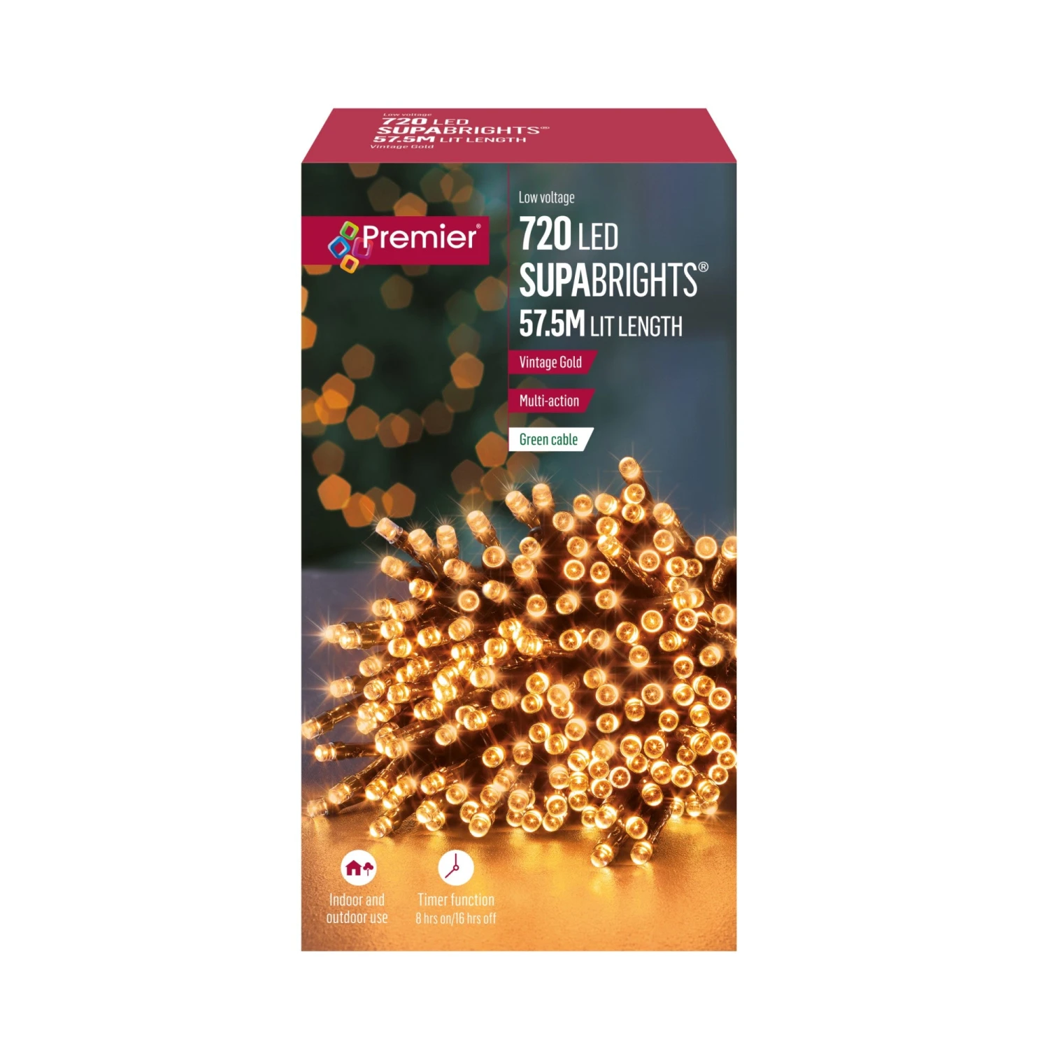 Buy π₯ Premier 720 Vintage Gold Supabrights Multi Action LED String Lights With Timer π 2 Buy π₯ Premier 720 Vintage Gold Supabrights Multi Action LED String Lights With Timer π - Image 2