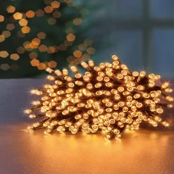 Buy 🔥 Premier 720 Vintage Gold Supabrights Multi Action LED String Lights With Timer 😀