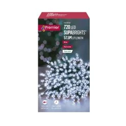 Best Sale π Premier 720 White Supabrights Multi Action LED String Lights With Timer π 11 Best Sale π Premier 720 White Supabrights Multi Action LED String Lights With Timer π -UK Christmas World shop LV162173W 658090