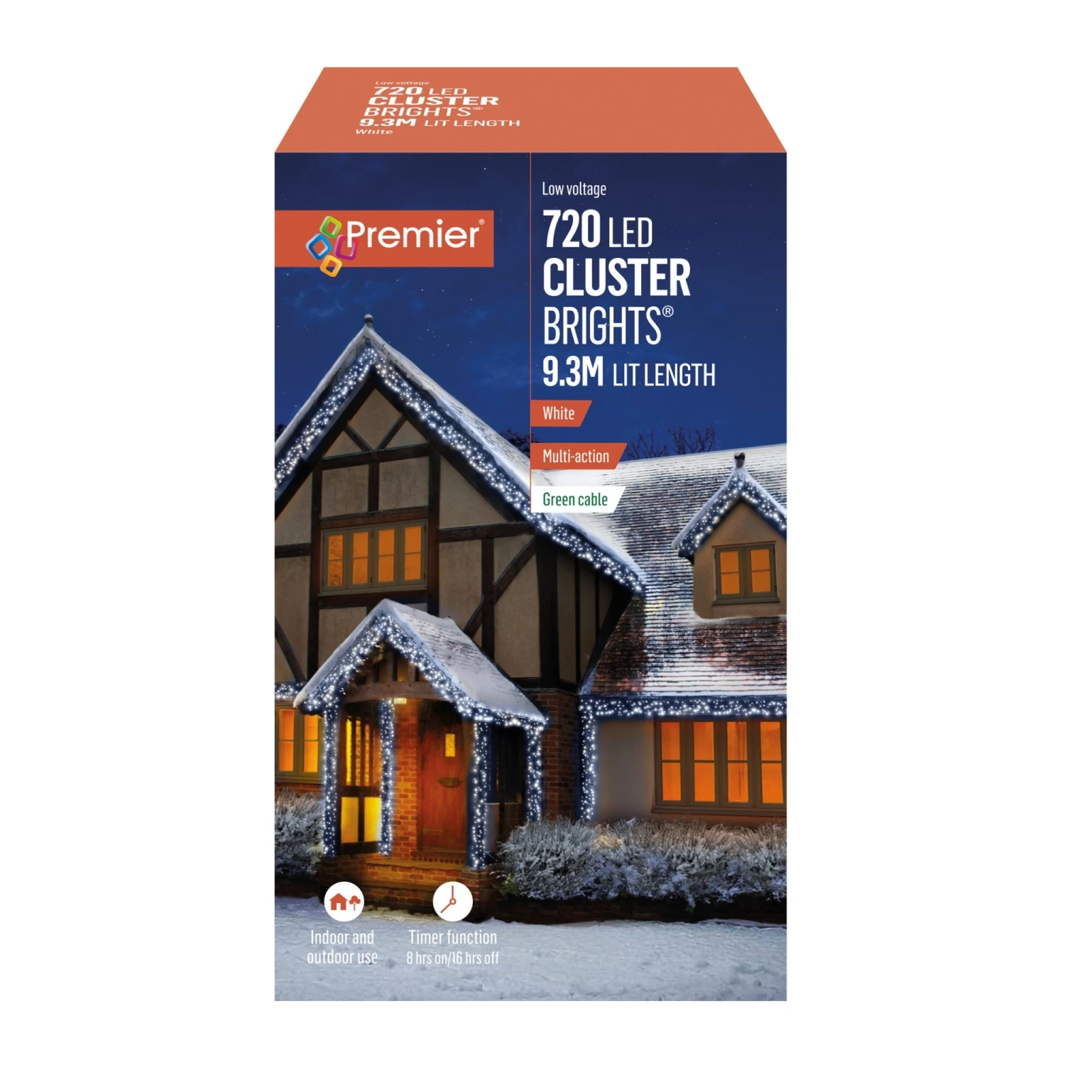 Discount π― Premier 720 White Multi Action LED Cluster Lights With Timer π 3 Discount π― Premier 720 White Multi Action LED Cluster Lights With Timer π - Image 3