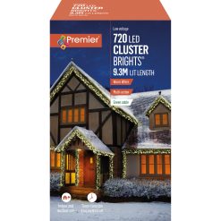 Promo ✔️ Premier 720 Warm White Multi Action LED Cluster Lights With Timer ???? 3 Promo ✔️ Premier 720 Warm White Multi Action LED Cluster Lights With Timer ???? -UK Christmas World shop LV162175WW