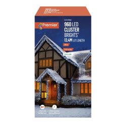Cheap ???? Premier 960 White Multi Action LED Cluster Timer Lights ???? 2 Cheap ???? Premier 960 White Multi Action LED Cluster Timer Lights ???? -UK Christmas World shop LV162176W 170381