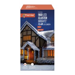 Cheap ???? Premier 960 White Multi Action LED Cluster Timer Lights ???? 3 Cheap ???? Premier 960 White Multi Action LED Cluster Timer Lights ???? -UK Christmas World shop LV162176W 170381 1