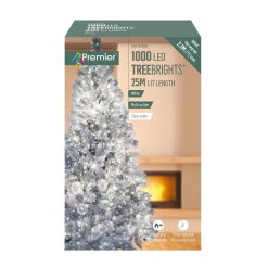Outlet ???? Premier 1000 White Treebrights Multi Action LED Lights With Timer ???? -UK Christmas World shop LV162179W 170395 2