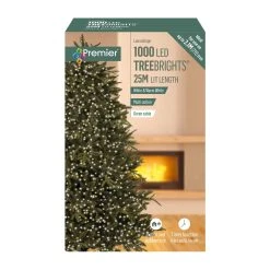 Discount 😍 Premier 1000 White And Warm White Treebrights Multi Action LED Lights With Timer ⭐ -UK Christmas World shop LV162179WWW 170397