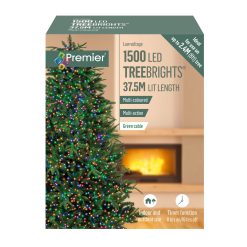 Coupon ???? Premier 1500 Multi Coloured Treebrights Multi Action LED Lights With Timer ???? -UK Christmas World shop LV162180M 150096