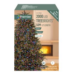 Deals ✔️ Premier 2000 Rainbow Treebrights Multi Action LED Lights With Timer ???? -UK Christmas World shop LV162181RBW 170402
