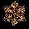 Discount ???? Premier 1.2m Large Gold Starburst Snowflake Silhouette With 960 Warm White LEDs ????