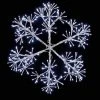 Top 10 ✔️ Premier 1.2m Large Silver Starburst Snowflake Silhouette With 960 White LEDs 💯
