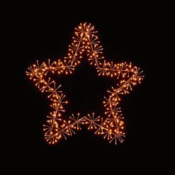 Hot Sale ✨ Premier 90cm Rose Gold Star Cluster Silhouette With Warm White LEDs ????