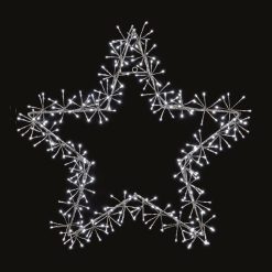 Flash Sale ???? Premier 90cm Silver Star ???? Christmas Cluster With White LEDs ✨