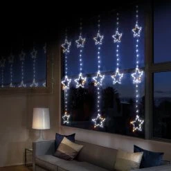 Best reviews of 🎉 Premier 1.2m X 1.3m Star Window Curtain Light With 312 White LEDs 🔥