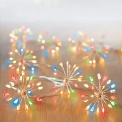 Top 10 🥰 Premier Set Of 20 Multi Coloured Multi Action Starburst Lights With 400 LEDs ⭐