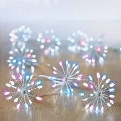 Best deal 🎁 Premier Set Of 20 Rainbow Multi Action Starburst Lights With 400 LEDs 😍