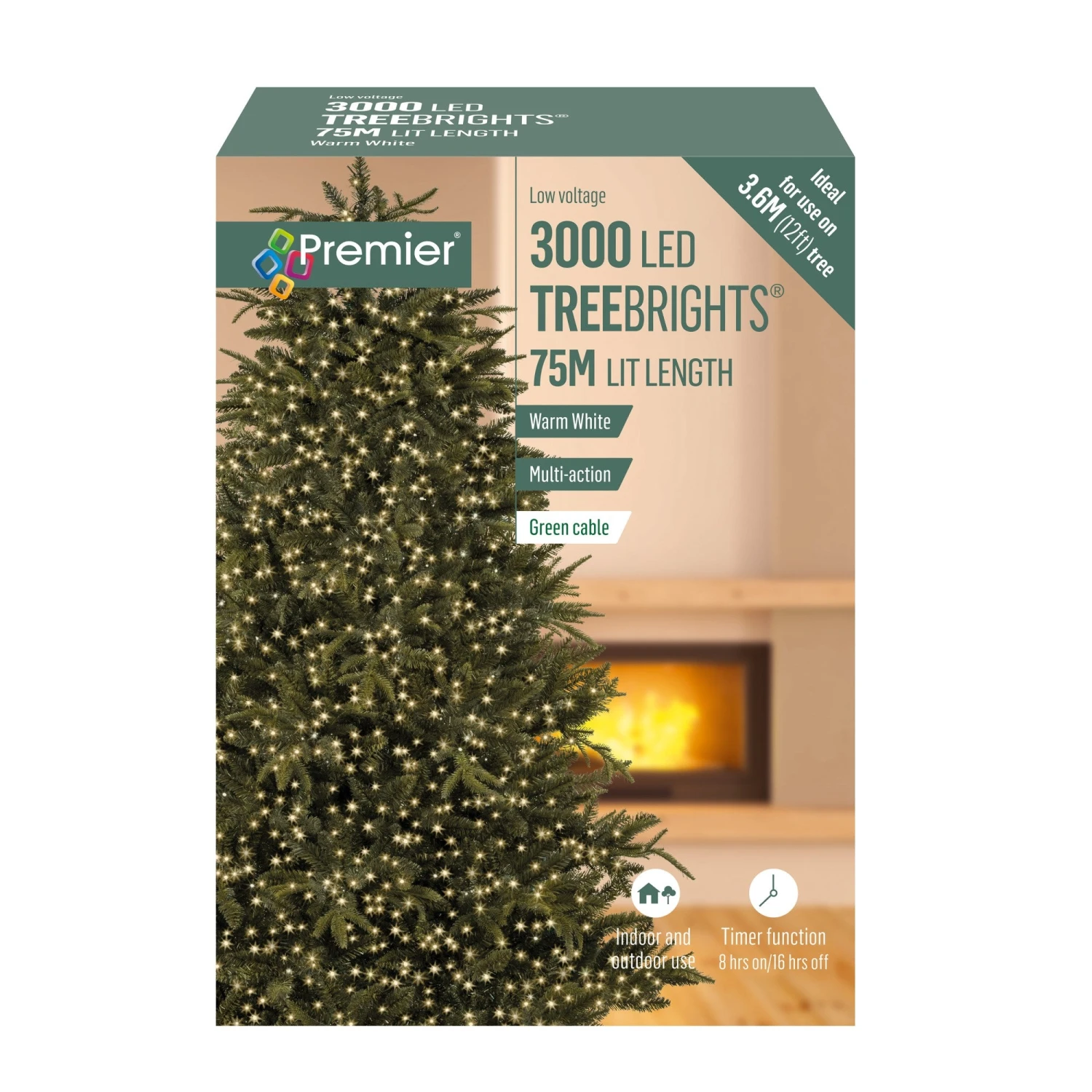 Hot Sale π₯° Premier 3000 Warm White Treebrights Multi Action LED Lights With Timer β 2 Hot Sale π₯° Premier 3000 Warm White Treebrights Multi Action LED Lights With Timer β - Image 2