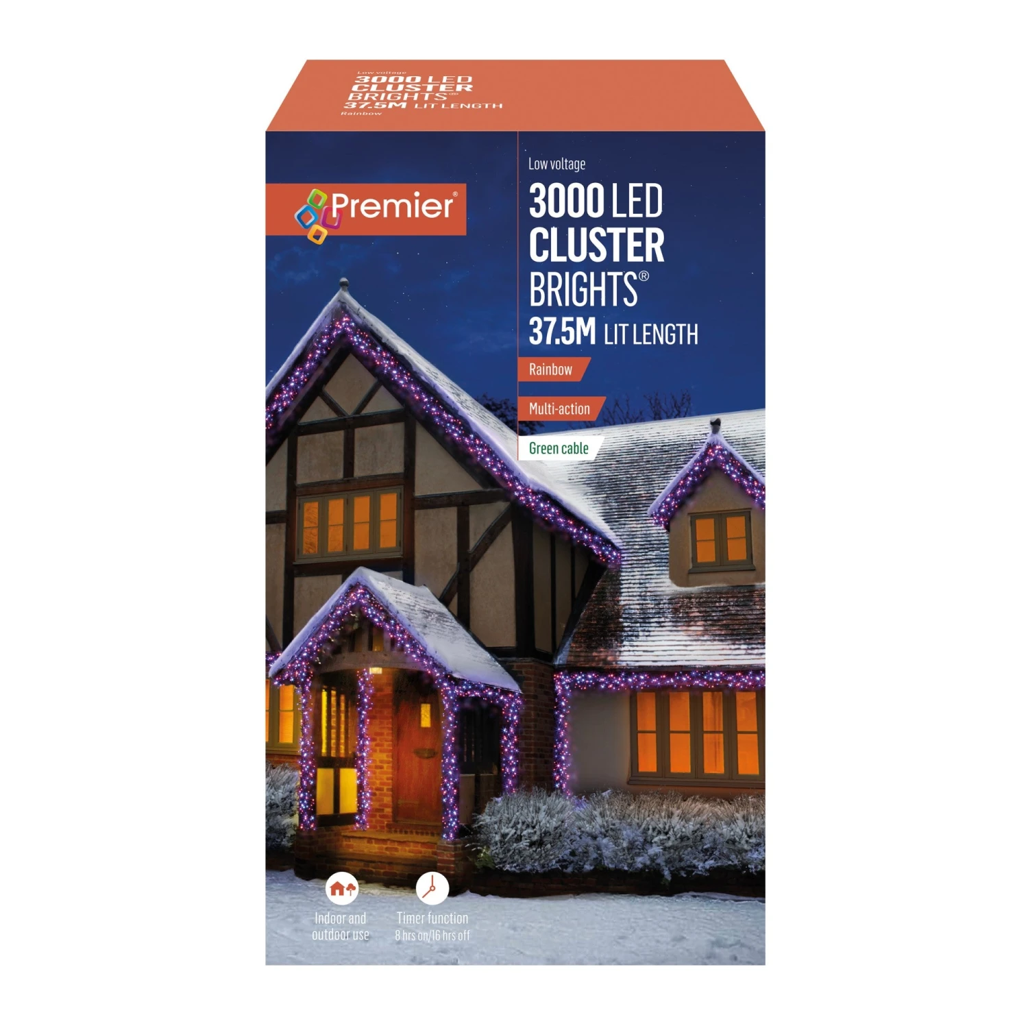 Best Pirce π Premier 3000 Rainbow Multi Action LED Cluster Lights With Timer β¨ 3 Best Pirce π Premier 3000 Rainbow Multi Action LED Cluster Lights With Timer β¨ - Image 3