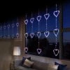 Deals 🛒 Premier 1.2 X 1.3m Twinkling Heart Window Curtain Light With Rainbow LEDs 🔥