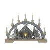 Brand new 🎉 Festive Wooden Nativity Candle Bridge With 8 Candles 🥰
