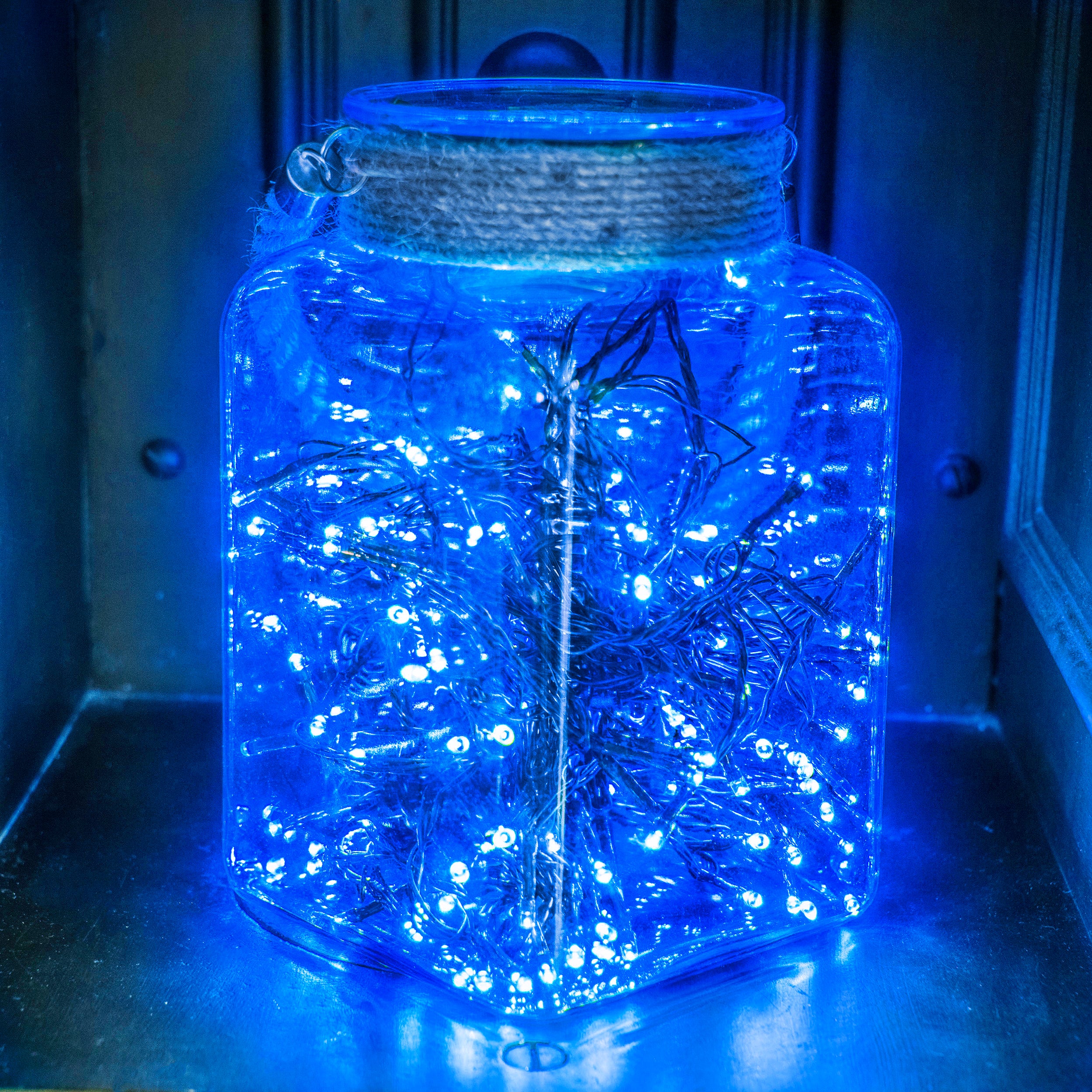 600 Blue Multi Action Battery Powered LED Lights with Timer Budget ⌛ Premier 600 Blue Multi Action Battery Powered LED Lights With Timer ???? -UK Christmas World shop SupaBrights Blue GreenCable 7d51ad68 f564 429c 9f15 fecef4d68de9