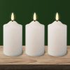 Hot Sale ???? Kaemingk 3 Pack Battery Operated LED Wick Church Candle ????