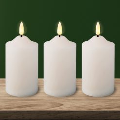 Hot Sale ???? Kaemingk 3 Pack Battery Operated LED Wick Church Candle ????