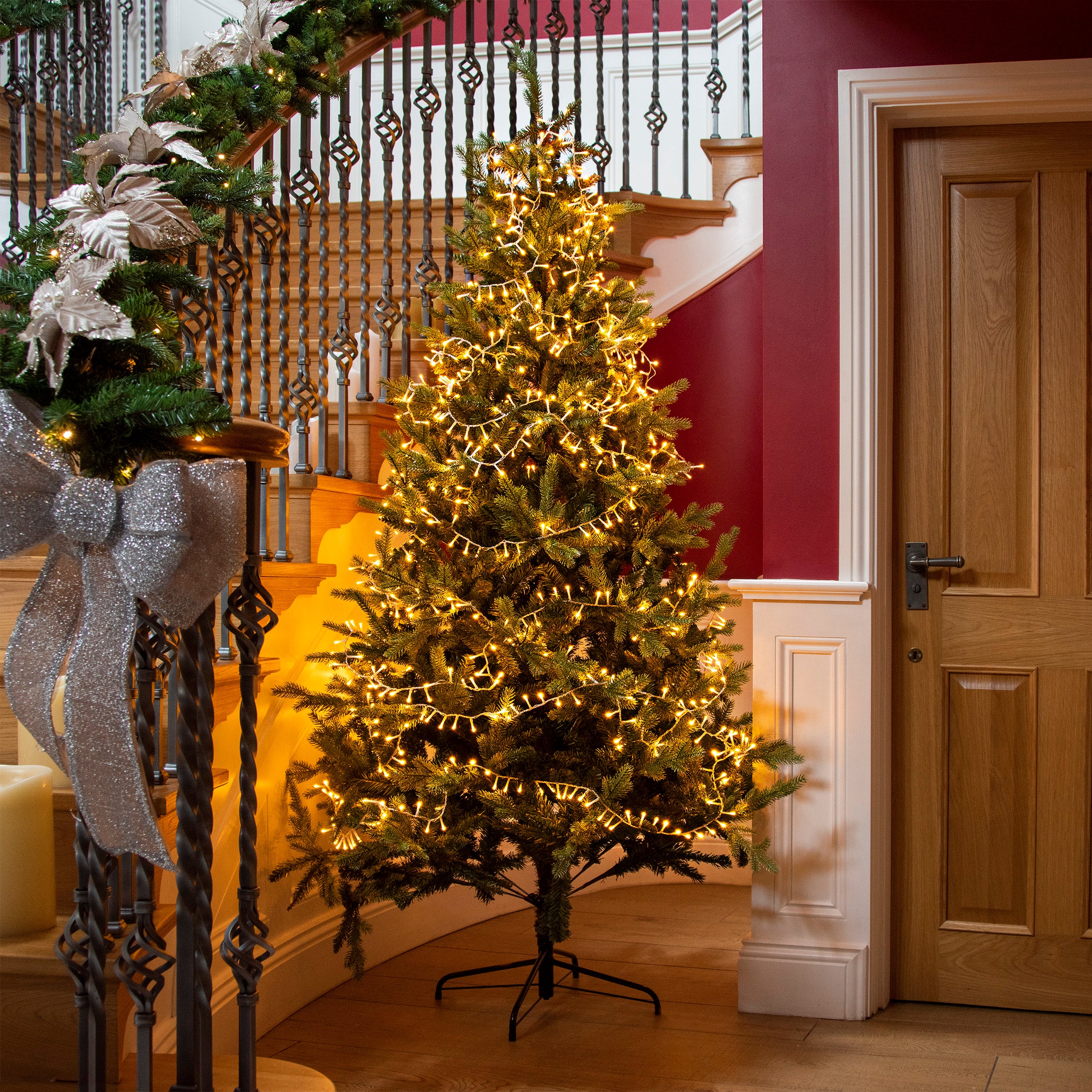 Cheap ✨ Premier 1000 Vintage Gold Treebrights Multi Action LED Lights On A Clear Cable With Timer ???? 1 Cheap ✨ Premier 1000 Vintage Gold Treebrights Multi Action LED Lights On A Clear Cable With Timer ????