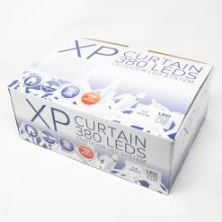 Brand new 🧨 Festive Decorations 2m X 1.5m XP Extendable Curtain Light With 380 Ice White LEDs 👏