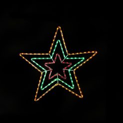 Best reviews of ???? Jingles 80cm Multi Coloured Multi Function Star Rope Light Silhouette ????