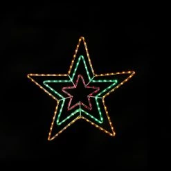 Best reviews of 🔔 Jingles 80cm Multi Coloured Multi Function Star Rope Light Silhouette 😍