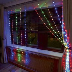 Hot Sale ???? Premier 240 Multi Coloured LED Waterfall Curtain Light 1.5m X 2m ✨ 4 Hot Sale ???? Premier 240 Multi Coloured LED Waterfall Curtain Light 1.5m X 2m ✨ -UK Christmas World shop cascade light mc 1 Copy