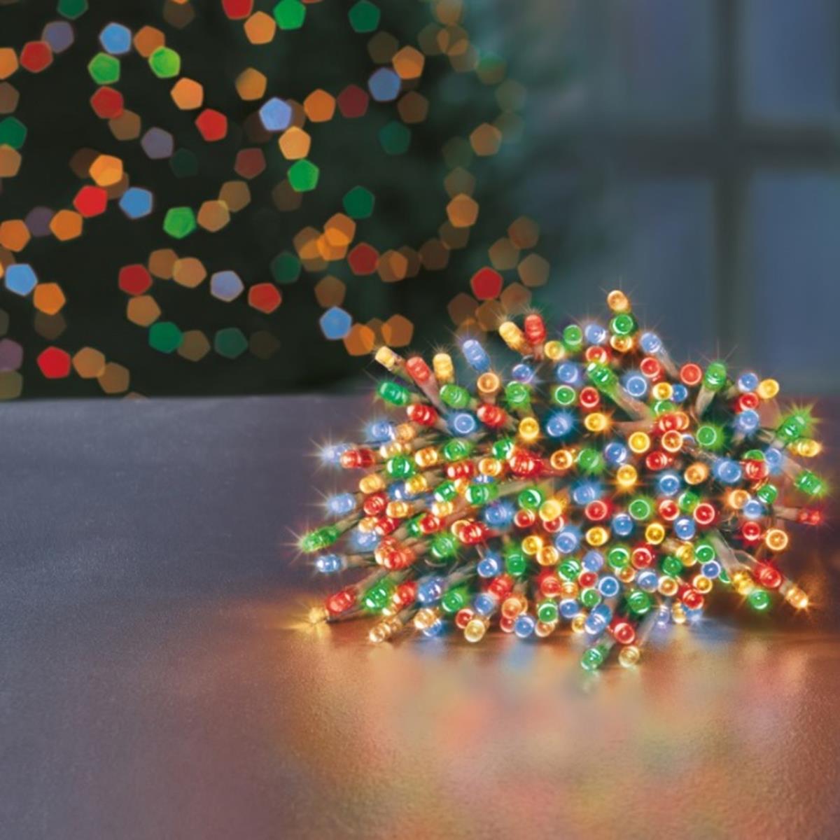 50 Multi Coloured Multi Action Battery Powered LED Lights with Timer Best reviews of ???? Premier 50 Multi Coloured Multi Action Battery Powered LED Lights With Timer ✔️ -UK Christmas World shop clear cable multi coloured 1 Copy