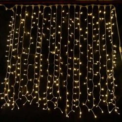 Best Sale 🎁 Festive Decorations 8m X 1.5m XP Extendable Curtain Light With 1,368 Warm White Twinkle LEDs 👏
