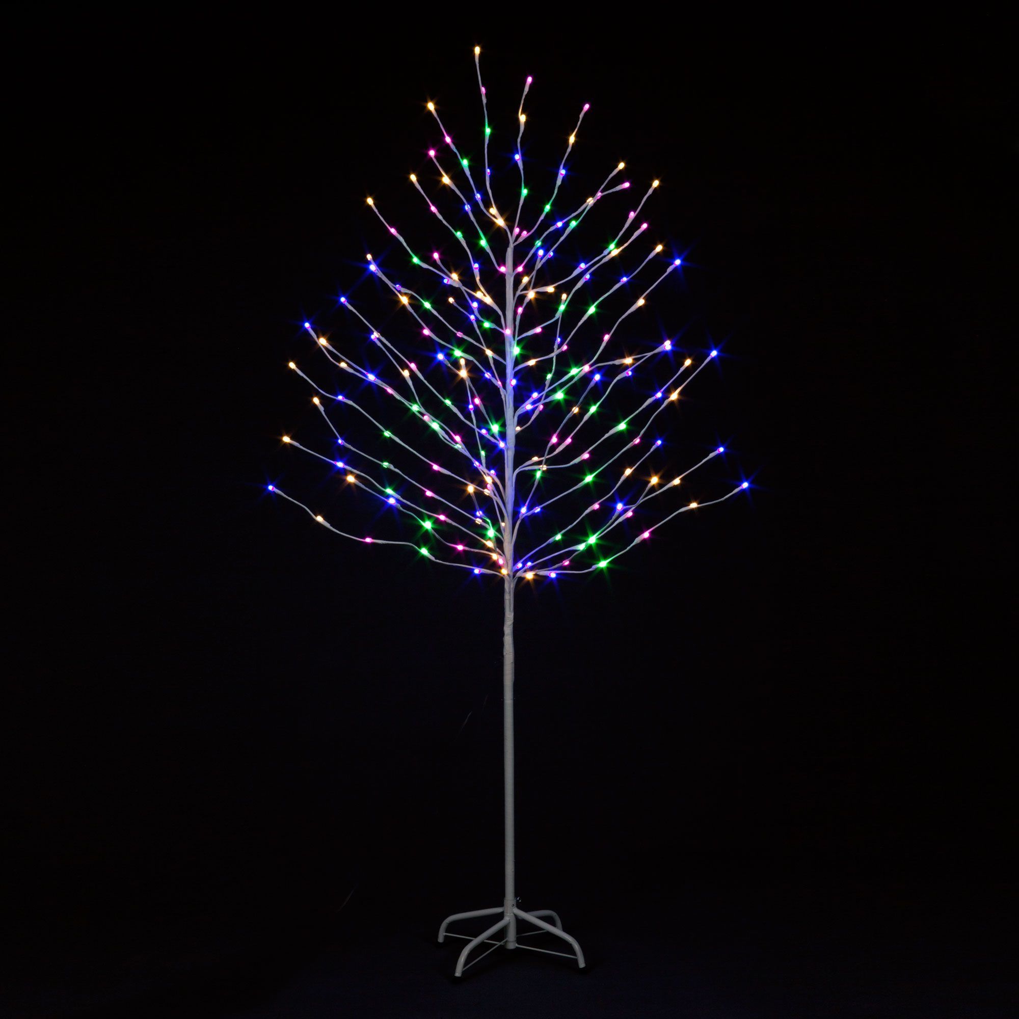 5ft Rainbow Tree with 160 Pink Warm White Blue and Green LEDs Promo ❤️ Snowtime 5ft Rainbow Tree With 160 Pink Warm White Blue And Green LEDs ???? -UK Christmas World shop rainbow Copy