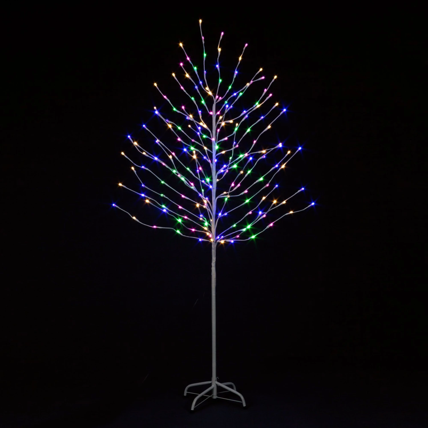 Promo β€οΈ Snowtime 5ft Rainbow Tree With 160 Pink Warm White Blue And Green LEDs π 1 Promo β€οΈ Snowtime 5ft Rainbow Tree With 160 Pink Warm White Blue And Green LEDs π