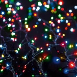 Brand new 😍 Premier 2000 Multi Coloured Treebrights Multi Action LED Lights With Timer 💯 -UK Christmas World shop tb mc Copy