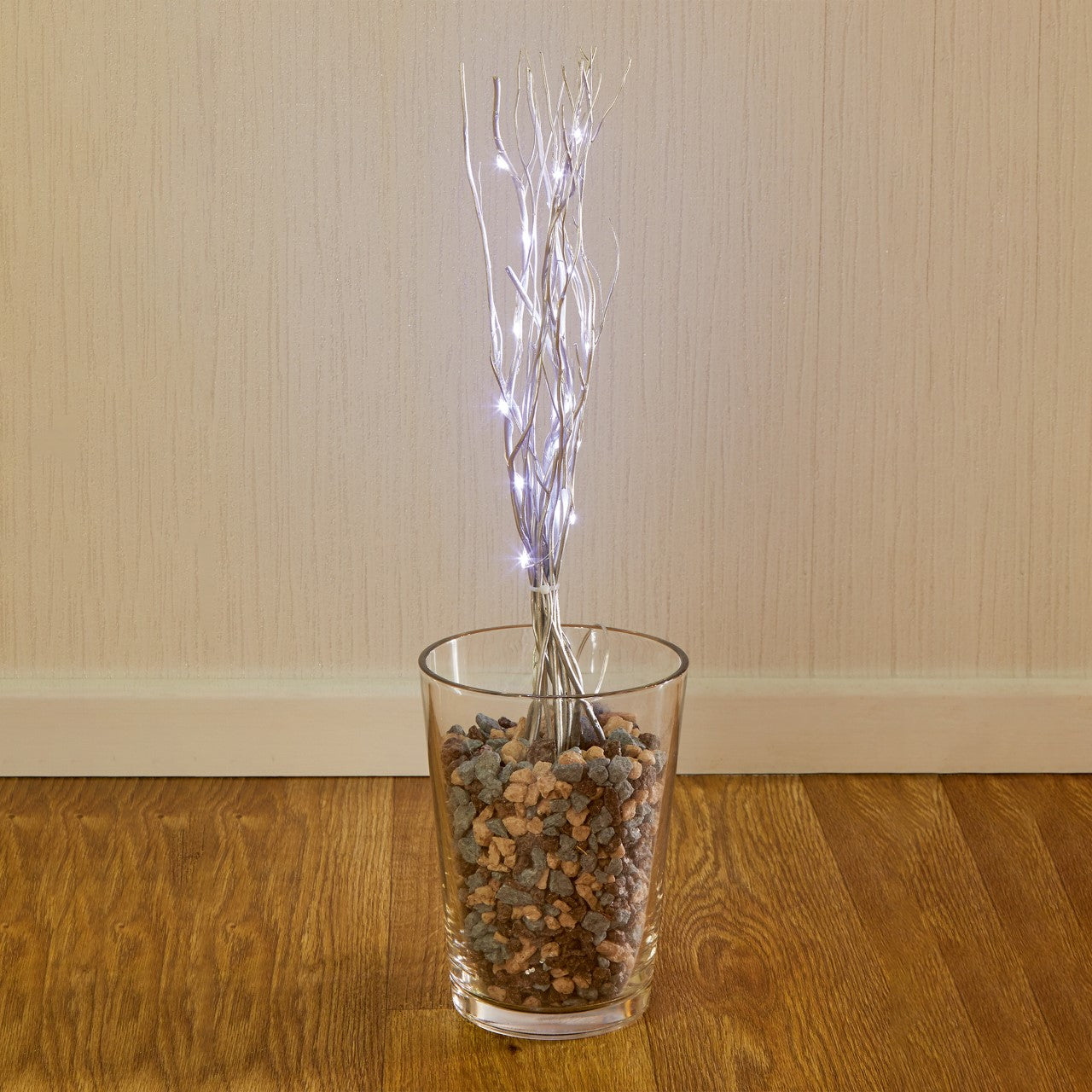 Pre Lit 40cm Silver Twigs with 16 White LEDs Coupon ✨ Premier Pre Lit 40cm Silver Twigs With 16 White LEDs ???? -UK Christmas World shop thumbnail LB213440 2