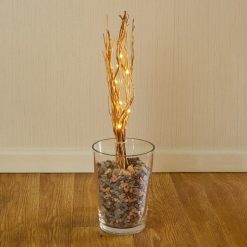 Best Sale ???? Premier Pre Lit 40cm Gold Twigs With 16 Warm White LEDs ????